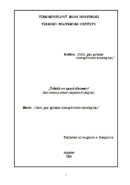 Nebitiň we gazyň tilsimaty